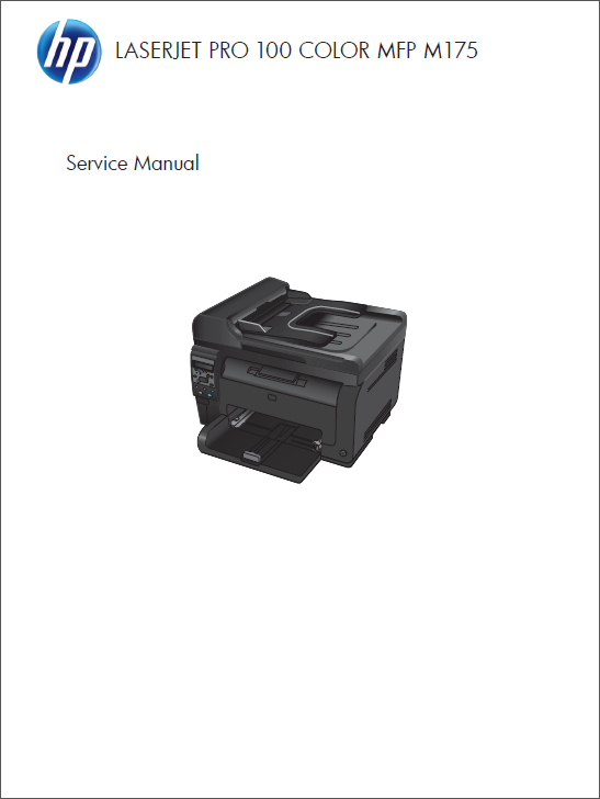HP Color LaserJet M175 Service Manual-1